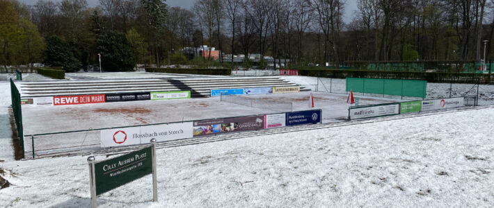 Alle Tennisplätze bleiben bis auf Weiteres gesperrt