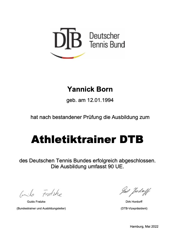 Rot-Weisse absolvieren Athletiktrainer Ausbildung des DTB