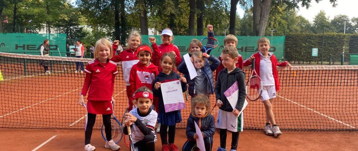 Clubmeisterschaften und Saisonabschluss der Rot-Weiss Tennisjugend mit Rekordbeteiligung   