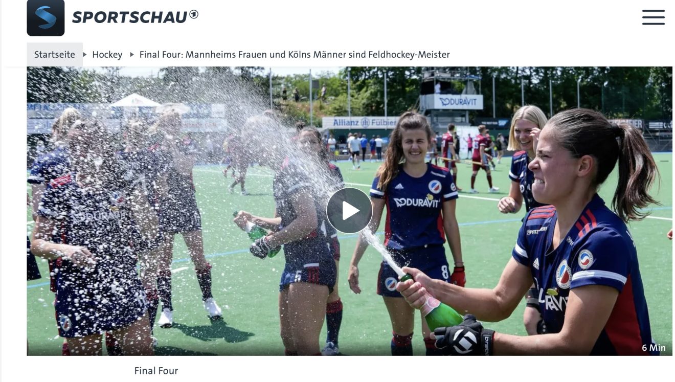 Sportschau berichtet über die Deutsche Meisterschaft