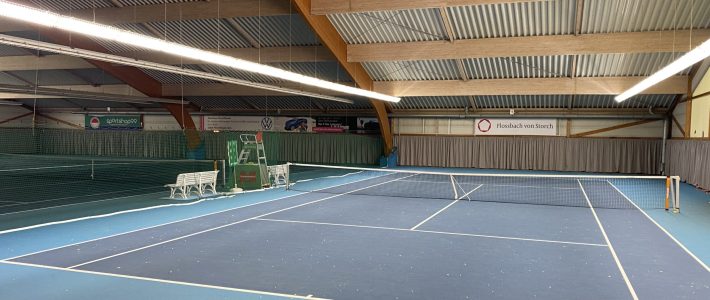 Die Tennishallen sind auch über die Feiertage geöffnet!