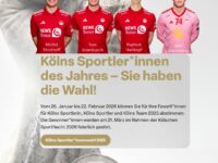 Kölsche Sportnacht: Abstimmen für unsere Rot-Weiss Nationalspieler und Nationalspielerinnen