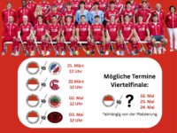 1. Bundesliga Feldhockey-Rückrundenstart am 21./22. März