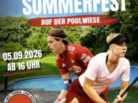 Sommerfest auf der Poolwiese am Samstag, den 05.09.2026
