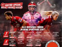 Die Hockeybundesligasaison 2026/27 startet am 19. September bei uns im REWE Sportpark!